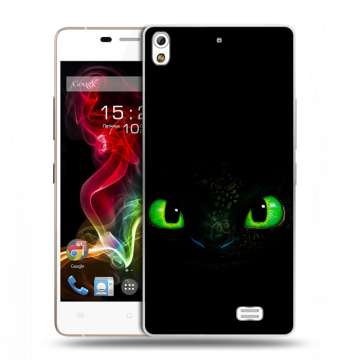 Пластиковый чехол на Fly IQ4516 Tornado Slim Octa с принтом Как приручить дракона