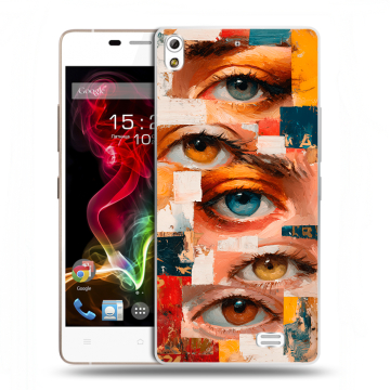 Пластиковый чехол на Fly IQ4516 Tornado Slim Octa с принтом Модный принт
