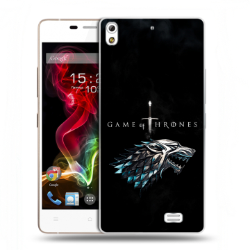 Пластиковый чехол на Fly IQ4516 Tornado Slim Octa с принтом Игра Престолов Game Thrones