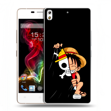 Пластиковый чехол на Fly IQ4516 Tornado Slim Octa с принтом One Piece Ван Пис