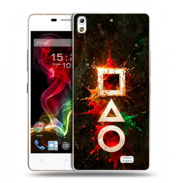 Пластиковый чехол на Fly IQ4516 Tornado Slim Octa с принтом Squid Game Игра кальмара