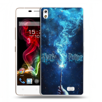 Пластиковый чехол на Fly IQ4516 Tornado Slim Octa с принтом Harry Potter Гарри Поттер