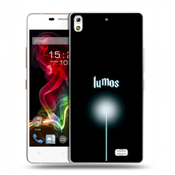 Пластиковый чехол на Fly IQ4516 Tornado Slim Octa с принтом Harry Potter Гарри Поттер
