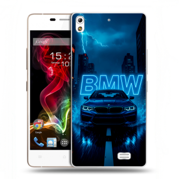 Пластиковый чехол на Fly IQ4516 Tornado Slim Octa с принтом BMW БМВ