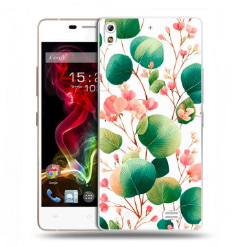 Пластиковый чехол на Fly IQ4516 Tornado Slim Octa с принтом женский