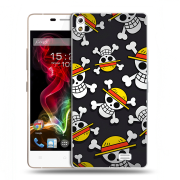 Пластиковый чехол на Fly IQ4516 Tornado Slim Octa с принтом One Piece Ван Пис