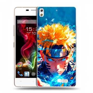 Пластиковый чехол на Fly IQ4516 Tornado Slim Octa с принтом Аниме Наруто Naruto