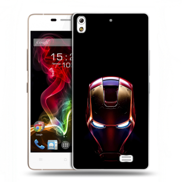 Пластиковый чехол на Fly IQ4516 Tornado Slim Octa с принтом IronMan Железный человек