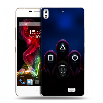 Пластиковый чехол на Fly IQ4516 Tornado Slim Octa с принтом Игра Кальмара