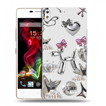 Пластиковый чехол на Fly IQ4516 Tornado Slim Octa с принтом Y2K