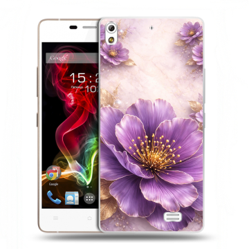 Пластиковый чехол на Fly IQ4516 Tornado Slim Octa с принтом женский