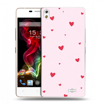 Пластиковый чехол на Fly IQ4516 Tornado Slim Octa с принтом для девочек