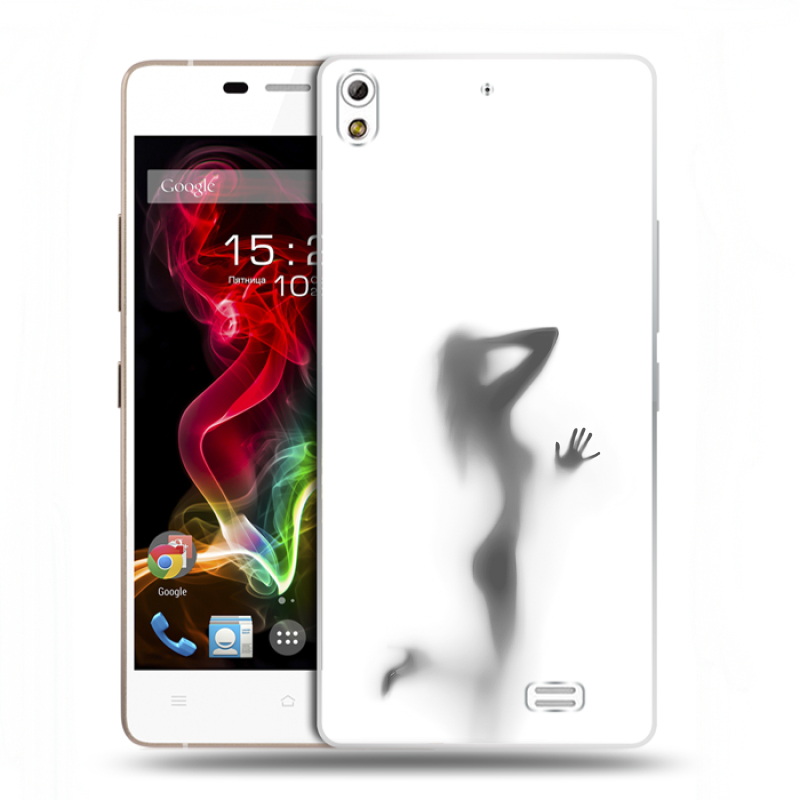 Пластиковый чехол на Fly IQ4516 Tornado Slim Octa с принтом Силуэт Пластиковый чехол на Fly IQ4516 Tornado Slim Octa с принтом Силуэт