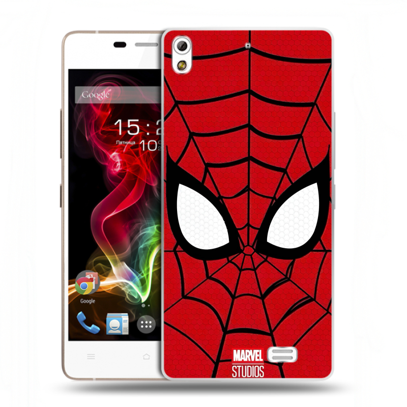Пластиковый чехол на Fly IQ4516 Tornado Slim Octa с принтом человек паук spiderman Пластиковый чехол на Fly IQ4516 Tornado Slim Octa с принтом человек паук spiderman