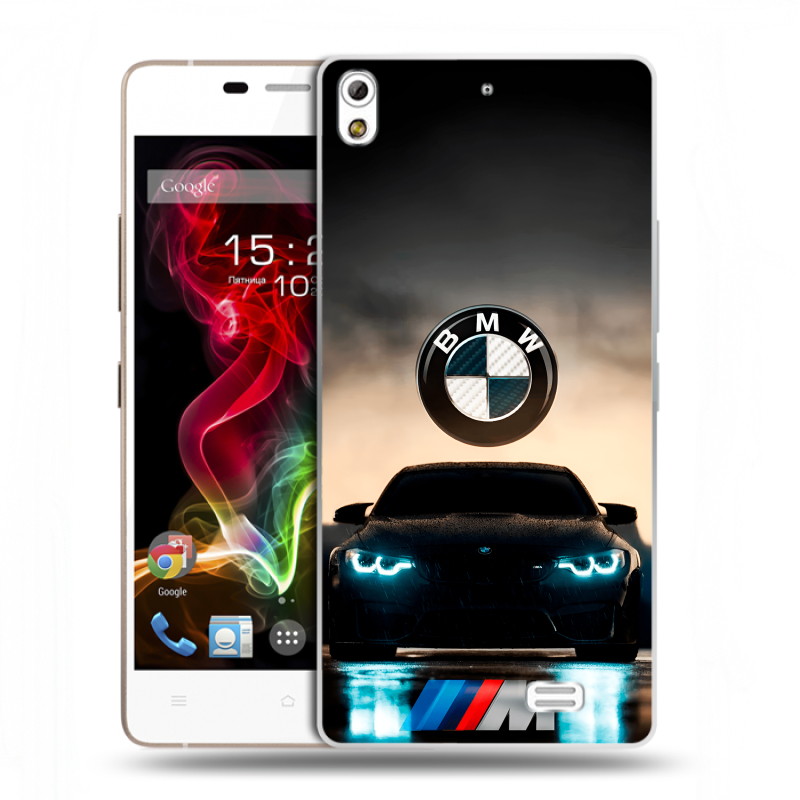Пластиковый чехол на Fly IQ4516 Tornado Slim Octa с принтом БМВ BMW Пластиковый чехол на Fly IQ4516 Tornado Slim Octa с принтом БМВ BMW