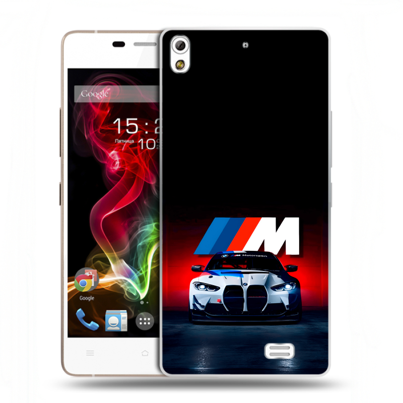 Пластиковый чехол на Fly IQ4516 Tornado Slim Octa с принтом БМВ BMW Пластиковый чехол на Fly IQ4516 Tornado Slim Octa с принтом БМВ BMW