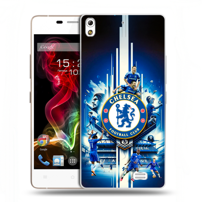 Пластиковый чехол на Fly IQ4516 Tornado Slim Octa с принтом Chelsea Челси Пластиковый чехол на Fly IQ4516 Tornado Slim Octa с принтом Chelsea Челси