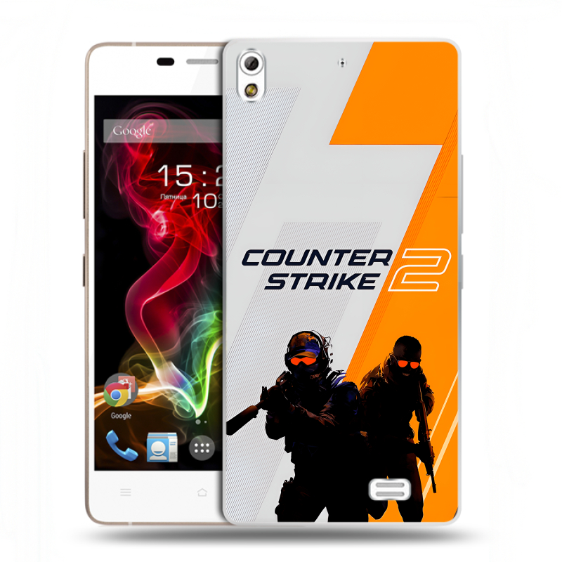 Пластиковый чехол на Fly IQ4516 Tornado Slim Octa с принтом Counter Strike Пластиковый чехол на Fly IQ4516 Tornado Slim Octa с принтом Counter Strike