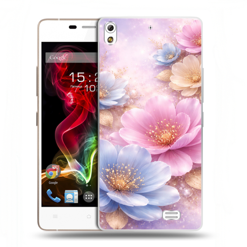 Пластиковый чехол на Fly IQ4516 Tornado Slim Octa с принтом женский Пластиковый чехол на Fly IQ4516 Tornado Slim Octa с принтом женский