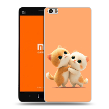 Силиконовый чехол на Xiaomi MI5 с принтом Милые котики