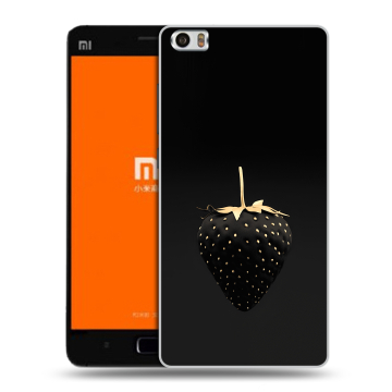 Силиконовый чехол на Xiaomi MI5 с принтом Черная клубника