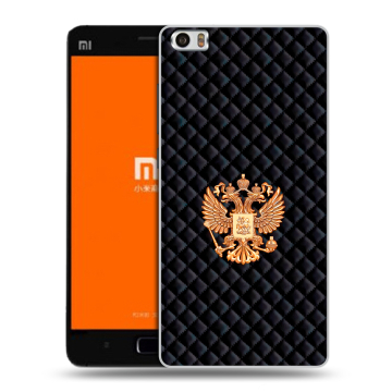 Силиконовый чехол на Xiaomi MI5 с принтом Герб России принт