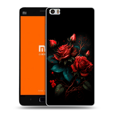 Силиконовый чехол на Xiaomi MI5 с принтом Розы красные