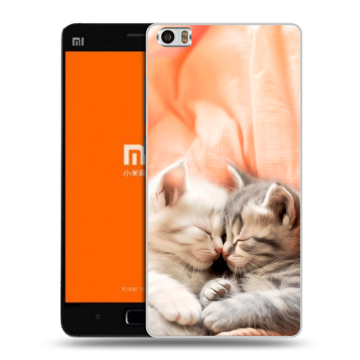 Силиконовый чехол на Xiaomi MI5 с принтом Котята Силиконовый чехол на Xiaomi MI5 с принтом Котята