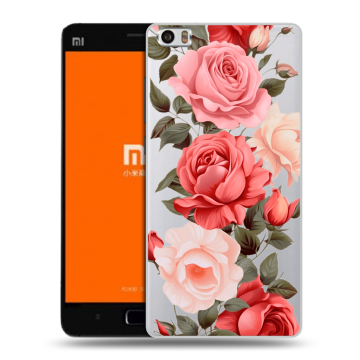 Силиконовый чехол на Xiaomi MI5 с принтом Розы