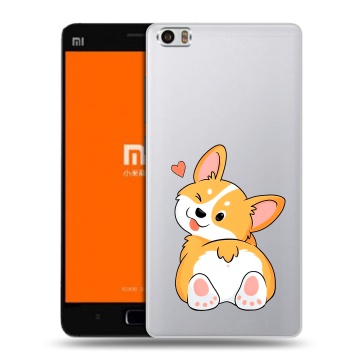 Силиконовый чехол на Xiaomi MI5 с принтом Корги Силиконовый чехол на Xiaomi MI5 с принтом Корги