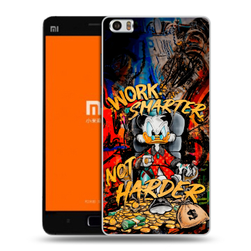 Силиконовый чехол на Xiaomi MI5 с принтом Дональд Дак Деньги