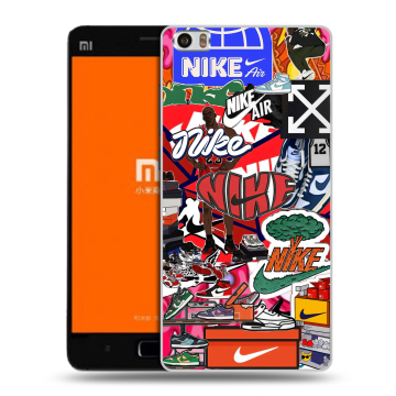 Силиконовый чехол на Xiaomi MI5 с принтом Найк Nike яркий Силиконовый чехол на Xiaomi MI5 с принтом Найк Nike яркий