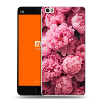 Силиконовый чехол на Xiaomi MI5 с принтом цветы пионы Силиконовый чехол на Xiaomi MI5 с принтом цветы пионы
