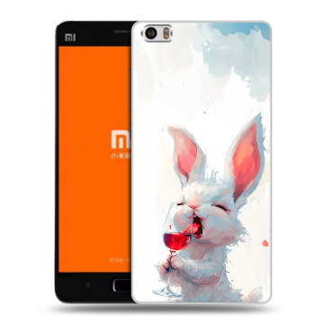 Силиконовый чехол на Xiaomi MI5 с принтом кролик зайчик Силиконовый чехол на Xiaomi MI5 с принтом кролик зайчик