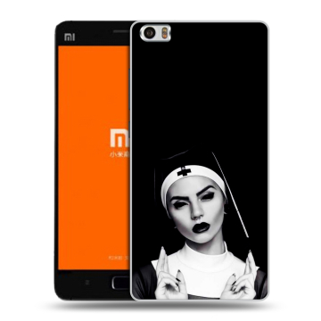 Силиконовый чехол на Xiaomi MI5 с принтом монашка