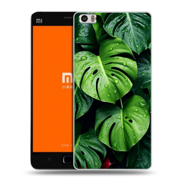 Силиконовый чехол на Xiaomi MI5 с принтом Листья