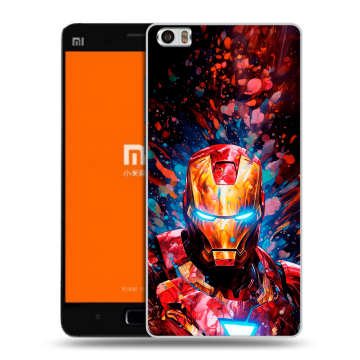 Силиконовый чехол на Xiaomi MI5 с принтом Железный человек Ironman Силиконовый чехол на Xiaomi MI5 с принтом Железный человек Ironman