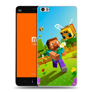 Силиконовый чехол на Xiaomi MI5 с принтом Майнкрафт Minecraft Силиконовый чехол на Xiaomi MI5 с принтом Майнкрафт Minecraft