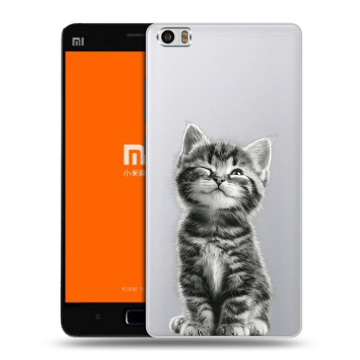 Силиконовый чехол на Xiaomi MI5 с принтом Котенок