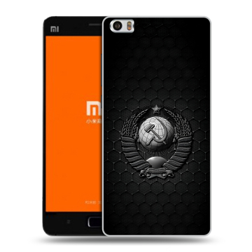 Силиконовый чехол на Xiaomi MI5 с принтом Герб Флаг СССР Силиконовый чехол на Xiaomi MI5 с принтом Герб Флаг СССР