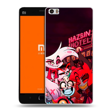 Силиконовый чехол на Xiaomi MI5 с принтом Hazbin Hotel Отель Хазбин