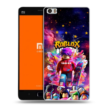 Силиконовый чехол на Xiaomi MI5 с принтом Roblox Роблокс
