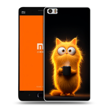 Силиконовый чехол на Xiaomi MI5 с принтом Смешной кот Силиконовый чехол на Xiaomi MI5 с принтом Смешной кот