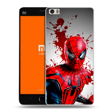 Силиконовый чехол на Xiaomi MI5 с принтом Spiderman Человек паук