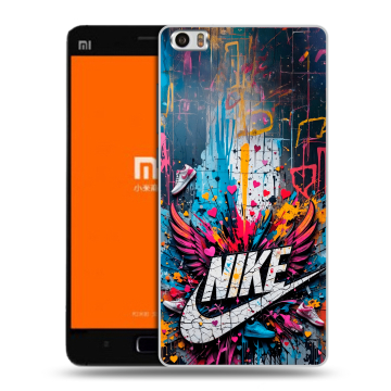 Силиконовый чехол на Xiaomi MI5 с принтом Nike Найк Силиконовый чехол на Xiaomi MI5 с принтом Nike Найк
