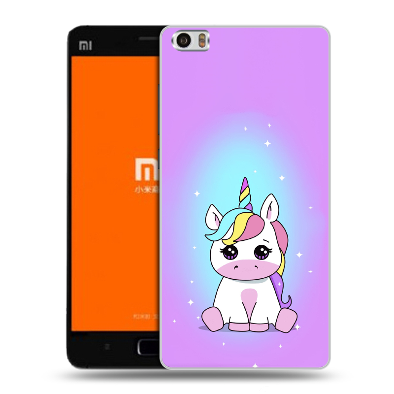 Силиконовый чехол на Xiaomi MI5 с принтом Единорог Силиконовый чехол на Xiaomi MI5 с принтом Единорог