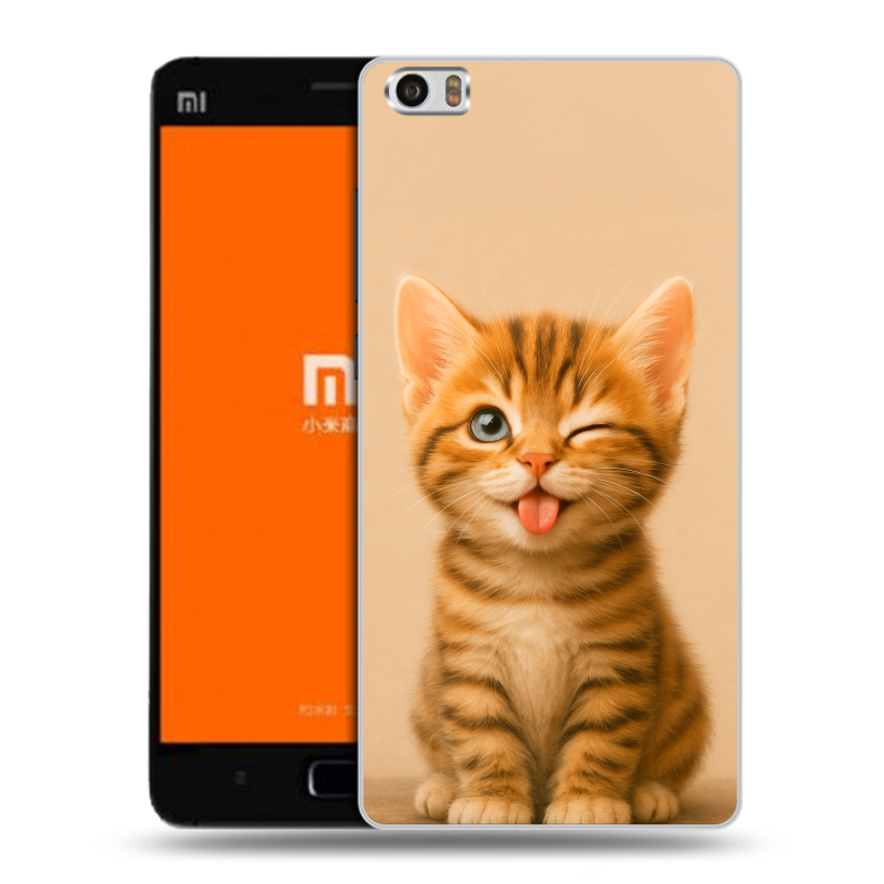 Силиконовый чехол на Xiaomi MI5 с принтом котенок Силиконовый чехол на Xiaomi MI5 с принтом котенок