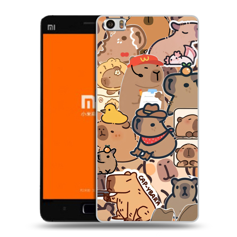 Силиконовый чехол на Xiaomi MI5 с принтом капибара Силиконовый чехол на Xiaomi MI5 с принтом капибара