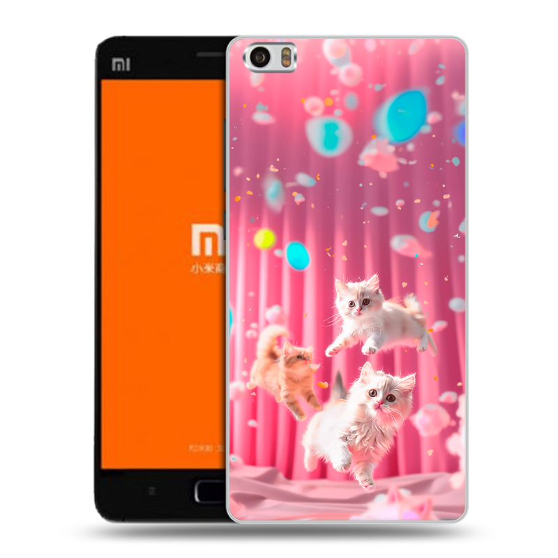 Силиконовый чехол на Xiaomi MI5 с принтом милые котики Силиконовый чехол на Xiaomi MI5 с принтом милые котики