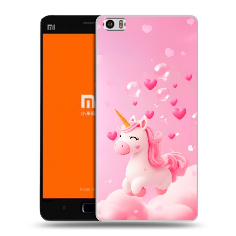 Силиконовый чехол на Xiaomi MI5 с принтом Единорог Силиконовый чехол на Xiaomi MI5 с принтом Единорог